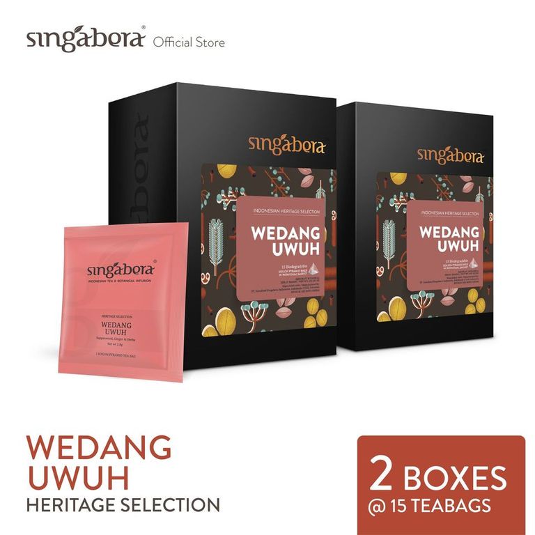 

Singabera Wedang Uwuh -Heritage selection-2 box @15 teabags in sachet