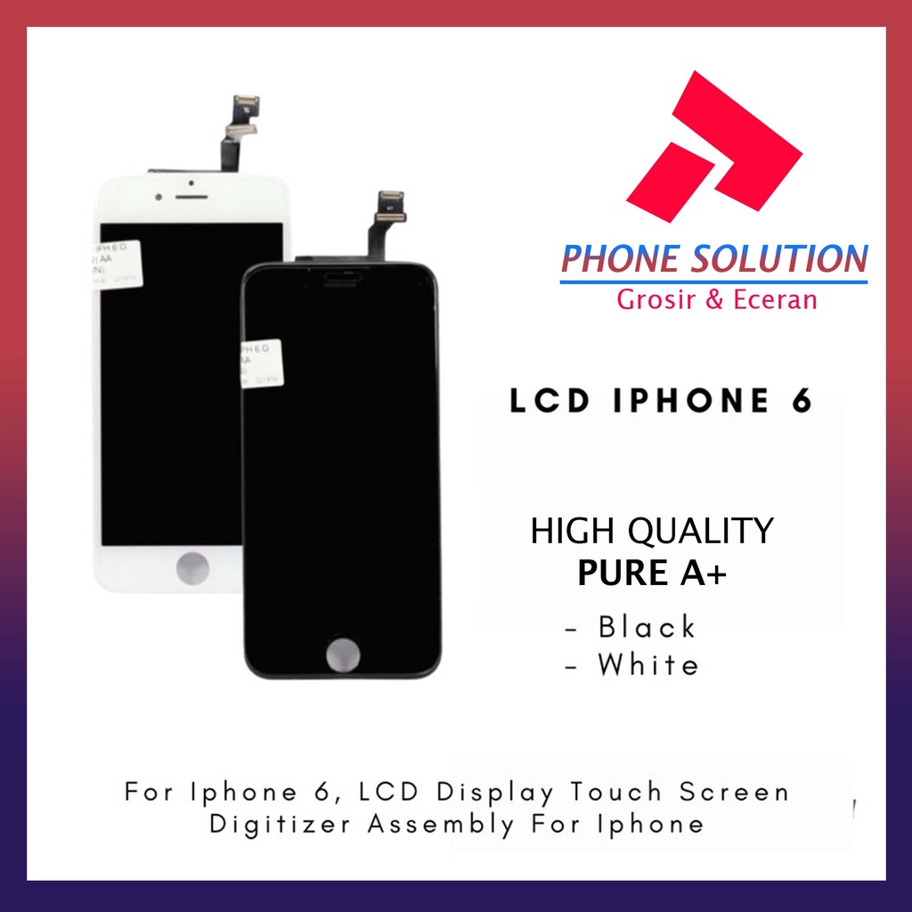 LCD Iphone 6 Fullset Touchscreen Original 100% // Supplier LCD Iph - Garansi 1 Bulan