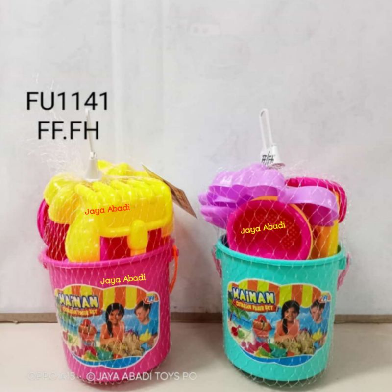 FU 1141 - Mainan Cetakan Pasir Pantai Ember / Magic Sand / Pasir Ajaib FU1141