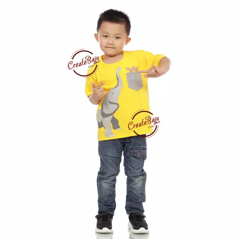 baju kaos anak laki laki karakter