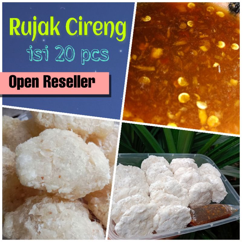 

(COD)Cireng Bumbu Rujak isi 20 Biji Khas Bandung Frozen Food Murah CIRENG