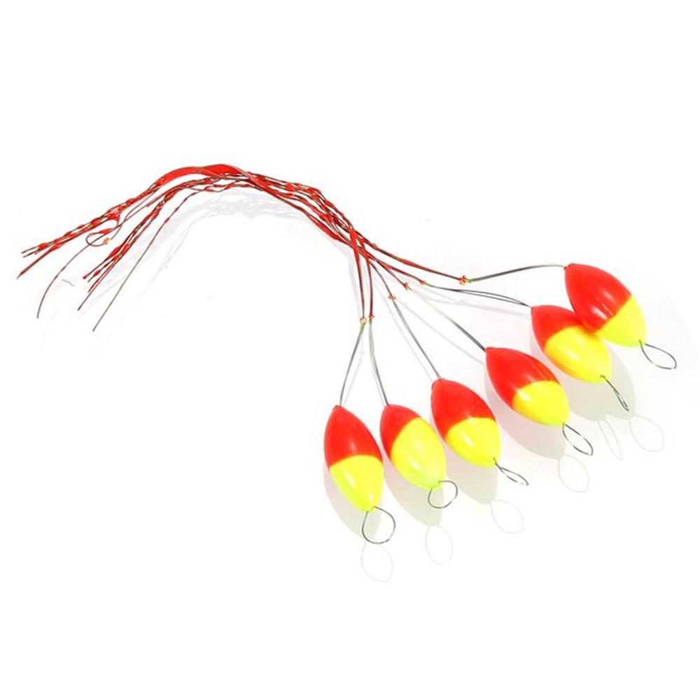 Nickolas1 Pelampung Pancing Oval Mini Pesca Fishing Stopper Space Pelampung Pancing Kacang Oval Warna Campur Pelampung Pancing Bobber