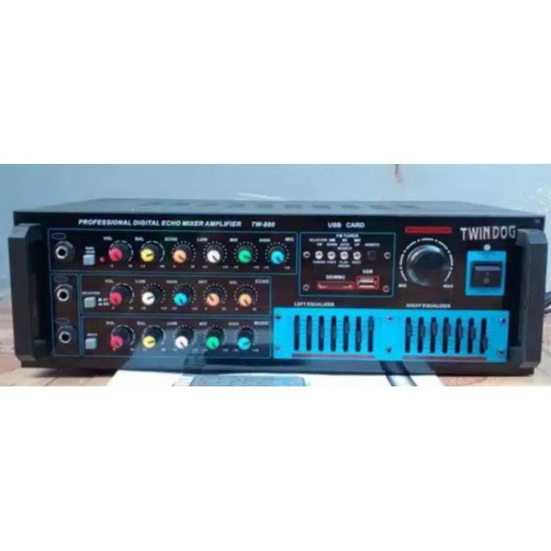 Twindog  , TD , AV /TW 880 USB ,  Twin Dog  , Amply , Ampli , Amplifier , Remote