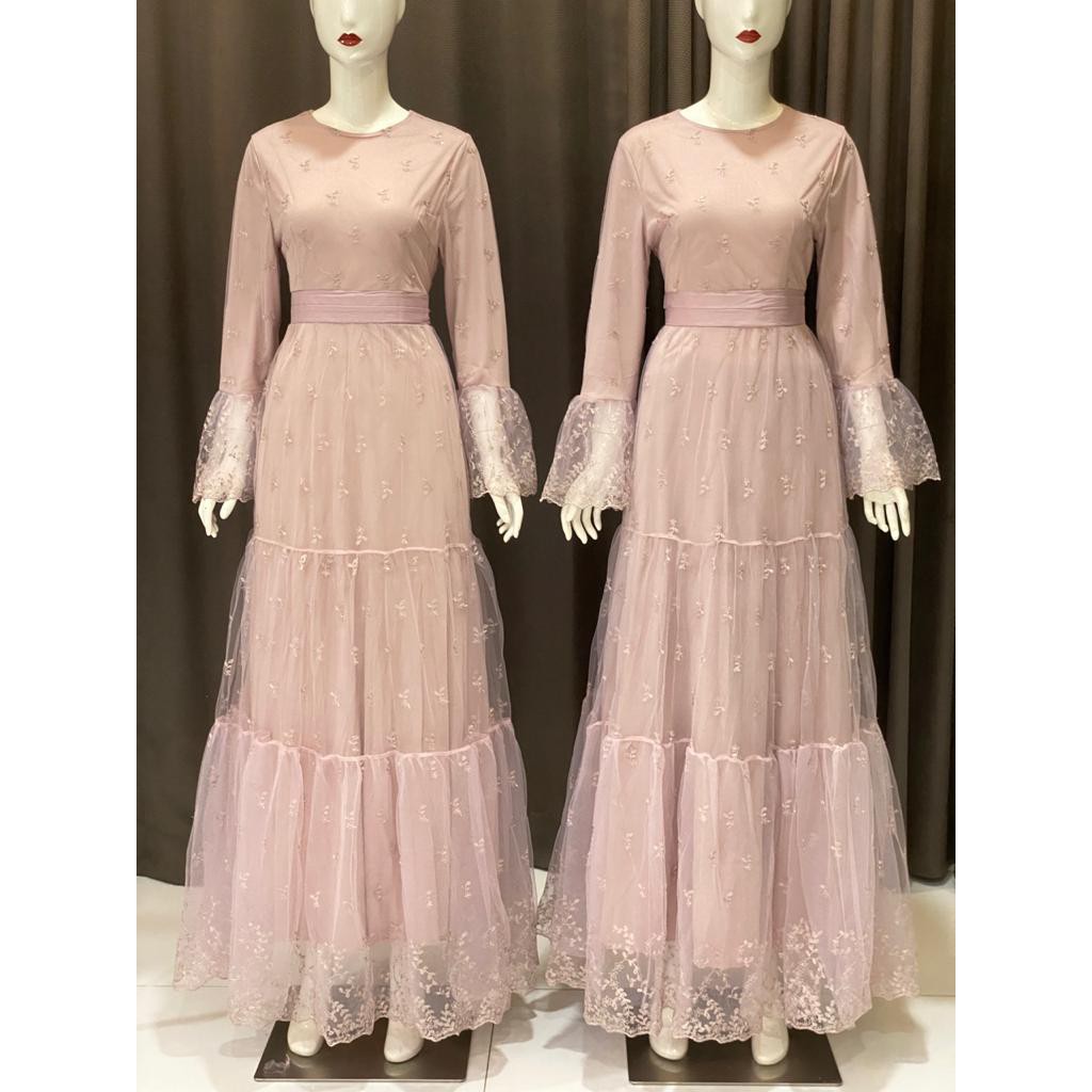 DRESS TUTU RUFFLE 22103 ORI BY VIVORIE HIJAB