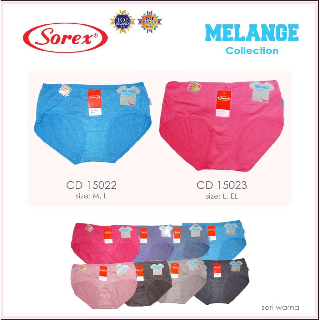 SOREX CD WANITA MELANGE COLLECTION 15023 L , EL / XL