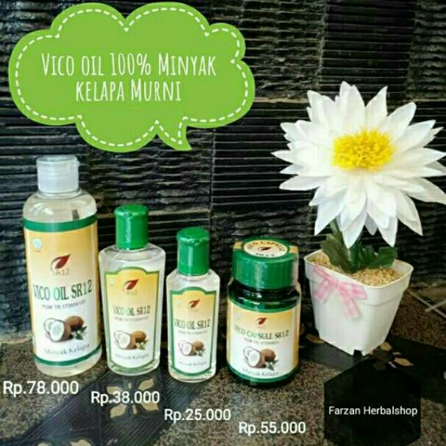 

VIRGIN COCONUT OIL (VCO) / VICO SR12 | UNTUK KECANTIKAN DAN KESEHATAN TUBUH