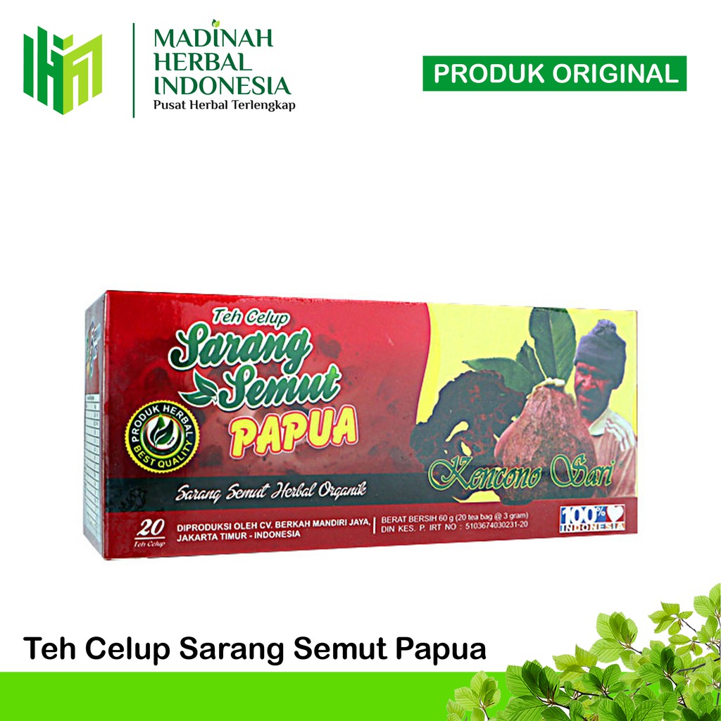 

Teh Celup Sarang Semut Papua Kencono Sari