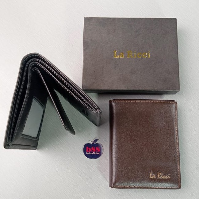 Dompet Kulit Asli Pria Lipat Berdiri 100% Kulit Asli LR22-96