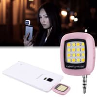 TBI 16 LED Portable Selfie Flash Smartphone Tambahan Lampu Foto HP / Table