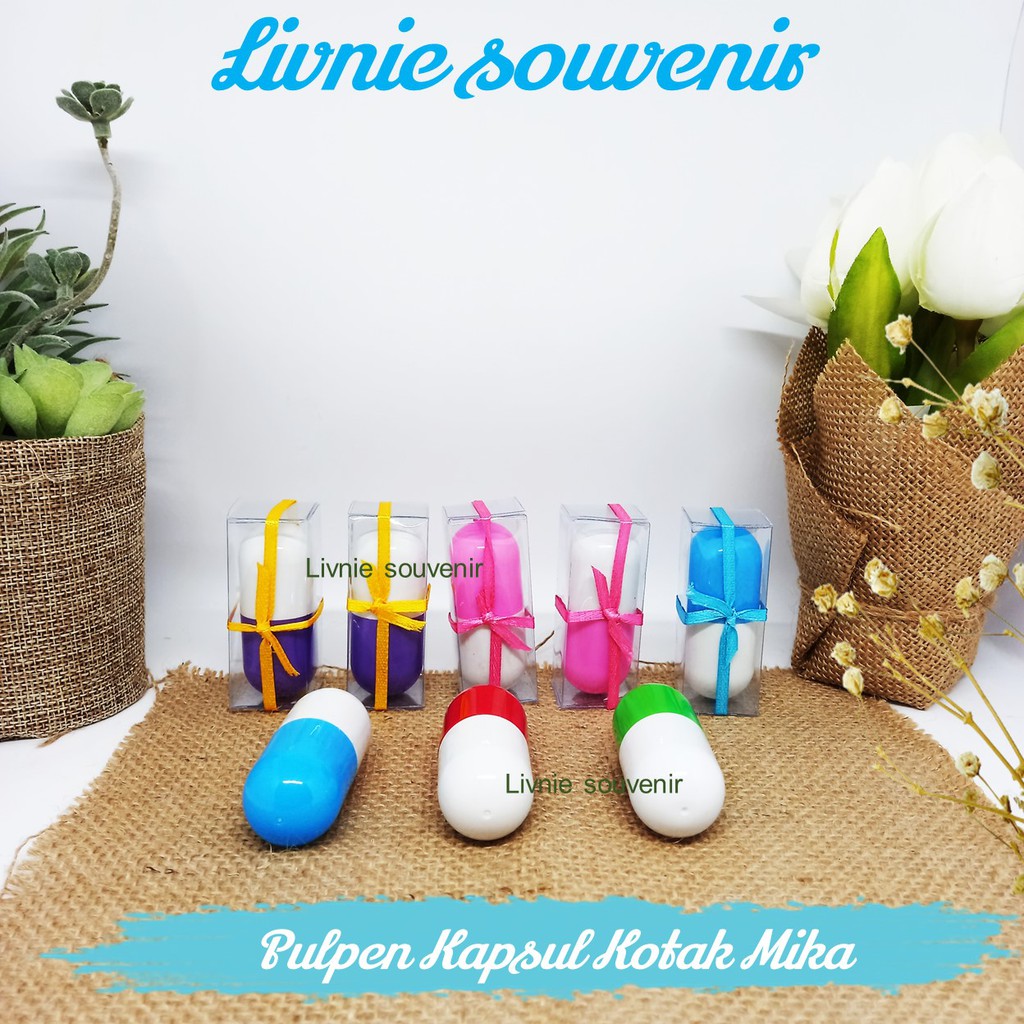Souvenir Pulpen Kapsul Kemas Mika-5