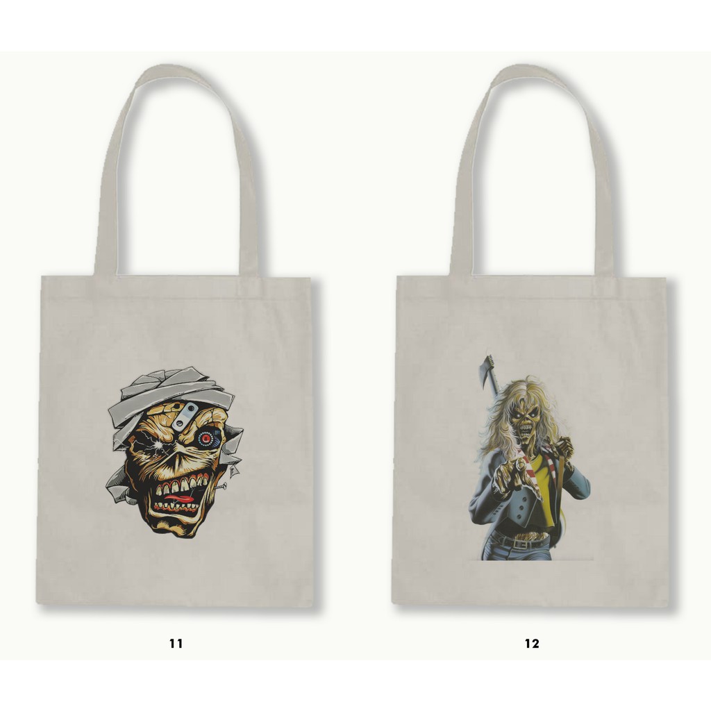 TOTE BAG BLACU - IRON MAIDEN .01