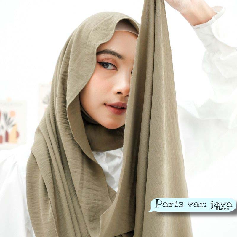 Pashmina Cringkle Airflow Cotton Shawl Premium | Pashmina Airflow Crinkle Cotton Shawl Premium 175×75 | Pashmina Airflow Crinkle Premium Polos Over Size | Airflow Shawl // Pashmina Airflow