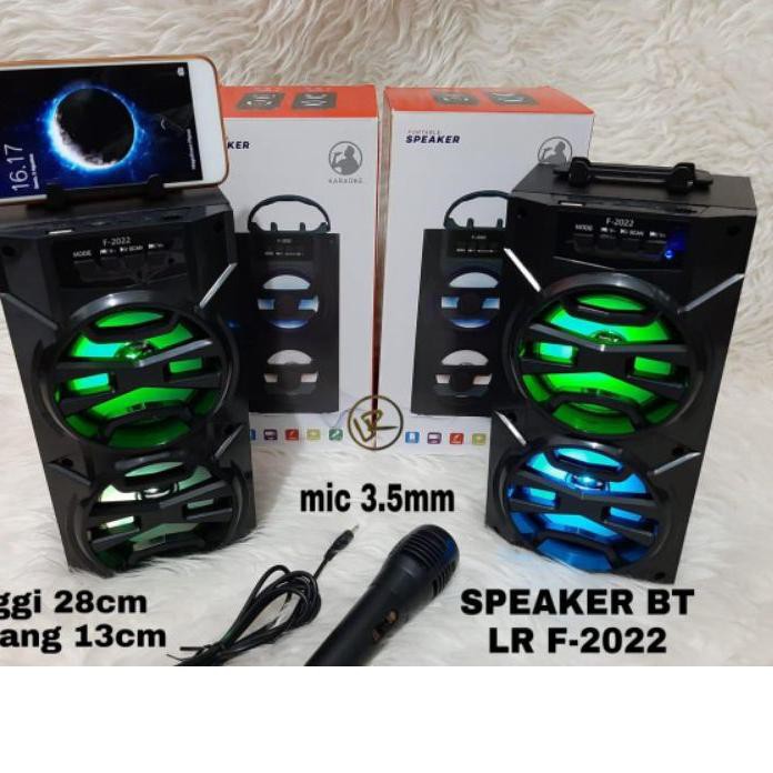(iyx-713) Speaker Bluetooth LR F-2022 + mic .
