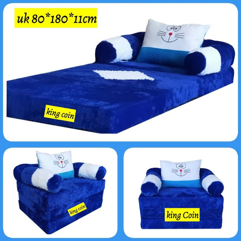 Sofa Bed Single / Kasur Lipat / Kasur Busa / Kasur Spon / Kasur Lipat Rasfur / Sofa Anak