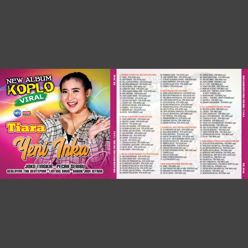 Kaset Mp3 Audio Lagu New Album Koplo Viral Yeni Inka 2022