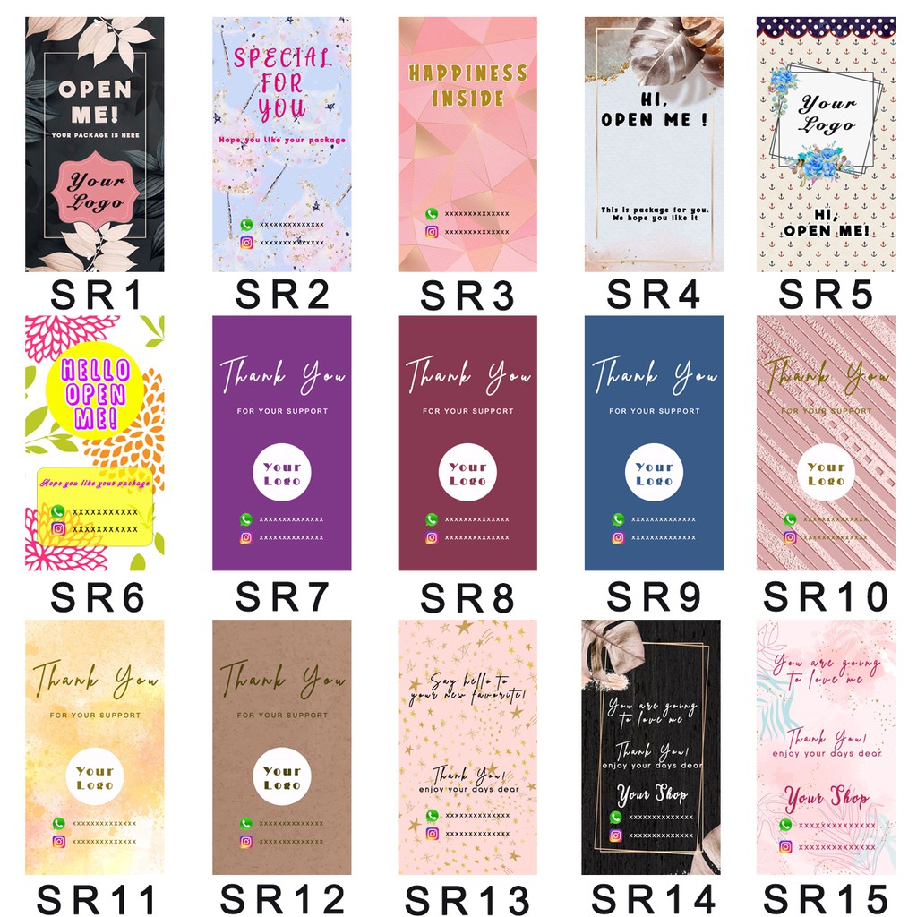 

STICKER SEGEL PACKAGING / KEMASAN