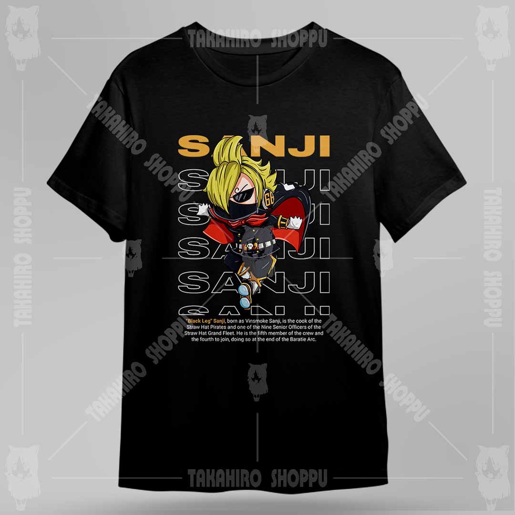 Baju Kaos Print DTF One Piece SANJI.NP