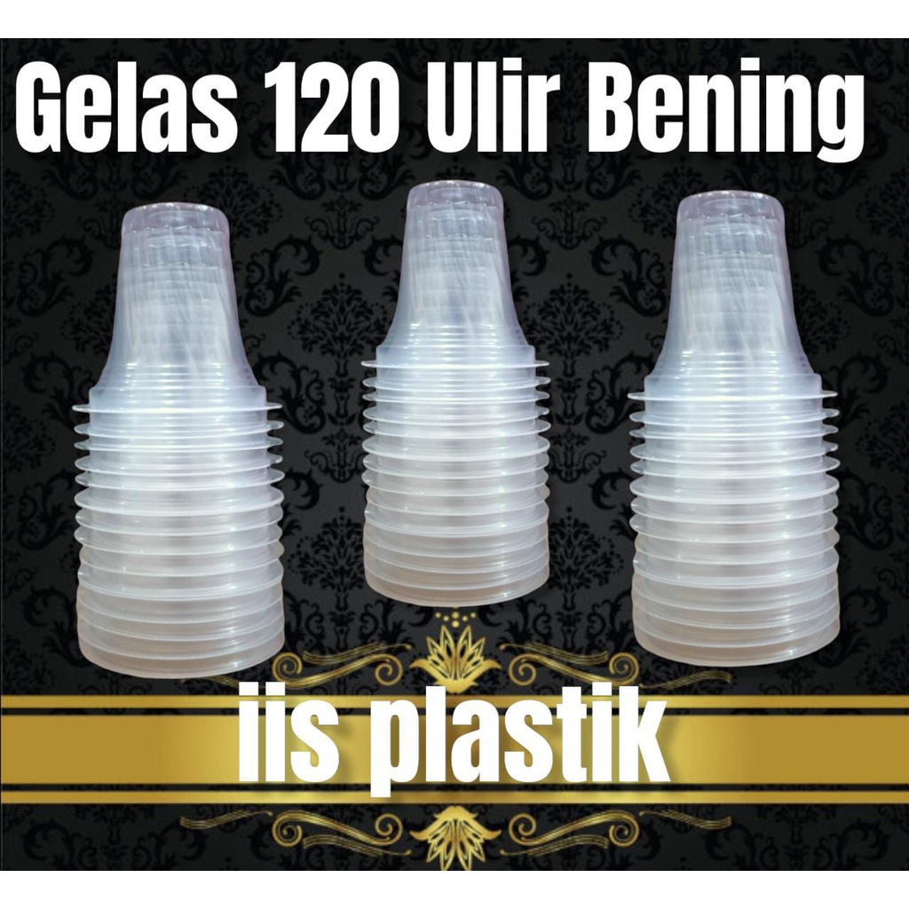 1 pack 50 pcs Gelas plastik warna cup 120ml 130ml 160ml bening 120ml 220ml gelas kopi