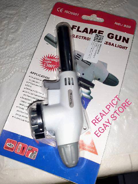 Flame Gun Kepala Gas Torch Portable Las Butane Blow Torch Alat Bakar Api Jet