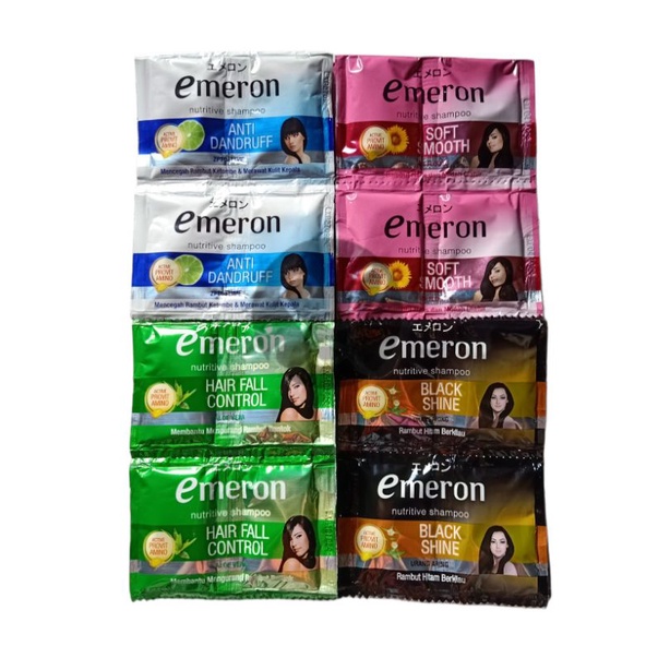 Shampo Emeron Renteng Emeron Sachet Isi 24pc Sachet Shampo Emeron Renceng Double Sachet