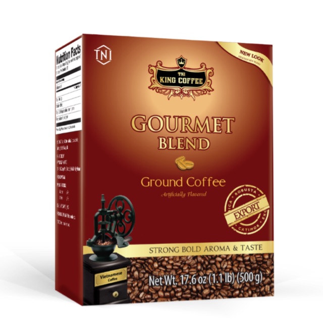 

king coffee gourmet blend ground coffee 500g kopi vietnam coffee