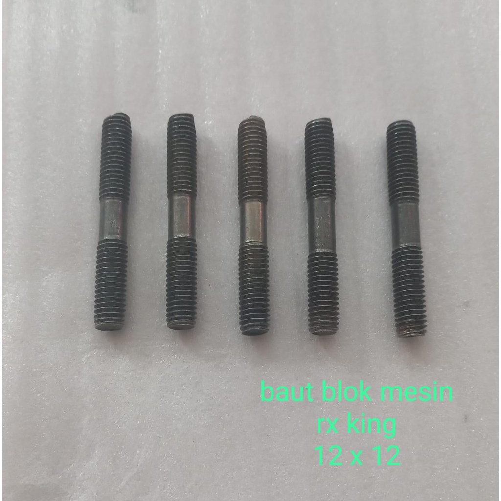 baut blok mesin yamaha rx king tanam / baut manipol