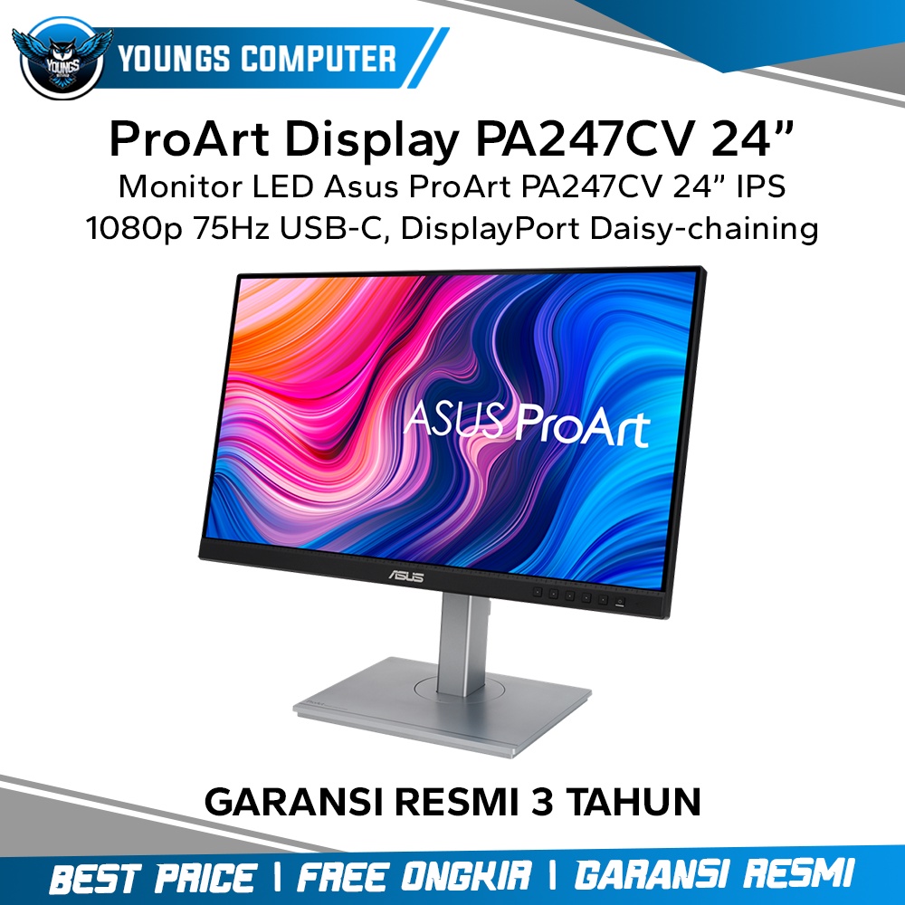 Monitor LED Asus ProArt PA247CV 24&quot; IPS 1080p HDMI DP USB-C Speaker