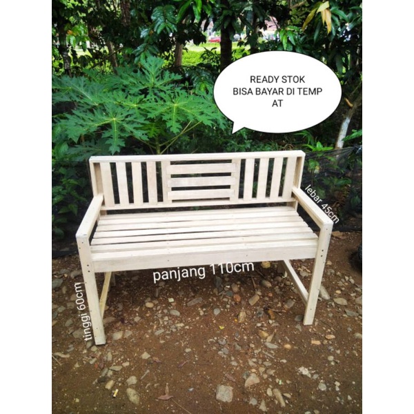 kursi santai kursi taman panjang