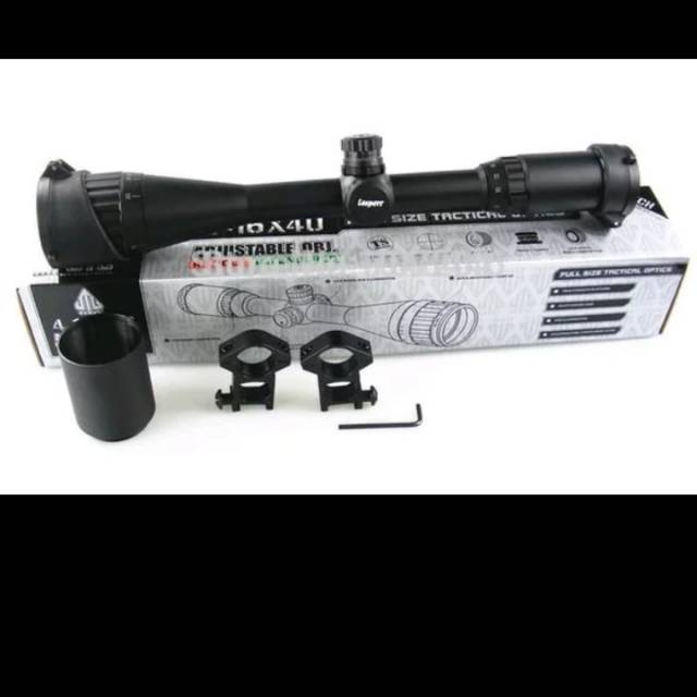 Telescope Teleskop Senapan UTG 4-16x40 AOL Full Tactical Optics