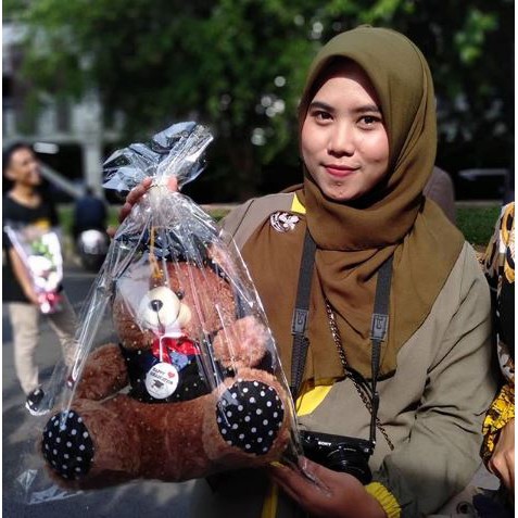 Boneka Wisuda Selempang Nama Besar dan Lembut exclusive BUY ONE GET ONE