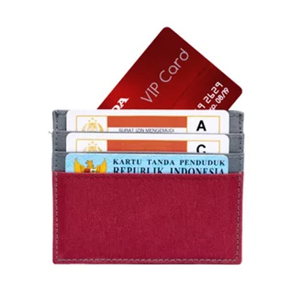 Card Holder Dompet Kartu 6 Slot dengan slot uang