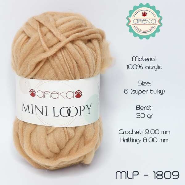 BENANG MINI LOOPY / LOOPY MINI YARN - 1809