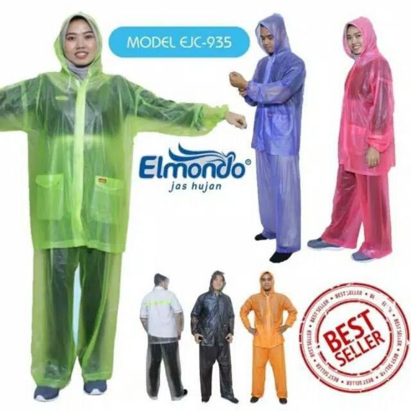 Jas Hujan Stelan Jaket Celana Elmondo Ceria 935 Ponco Celana Ceria 205