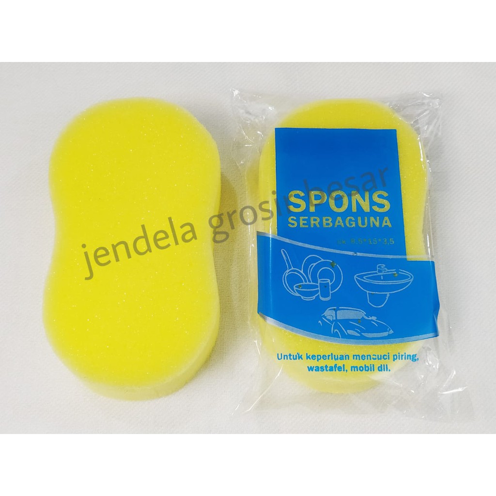 Sponge Cuci Mobil Pack Plastik - Busa Cuci Mobil