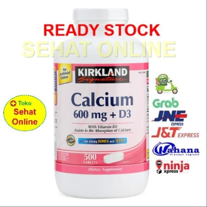 Ori Kirkland Calcium 600 mg & D3 500 tablet Aman