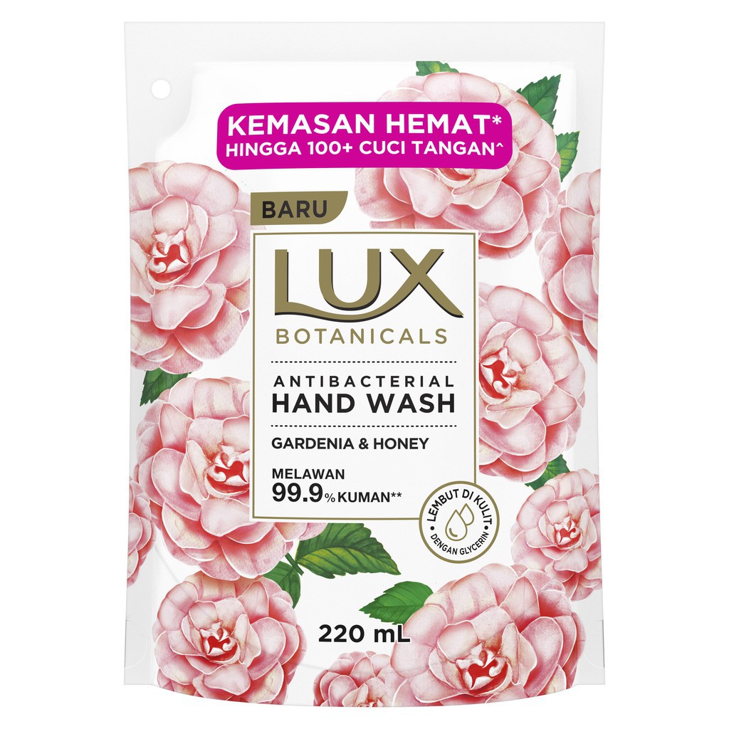 [Bonus Hand Sanitizer] LUX Botanicals Antibacterial Hand Wash 220 ml