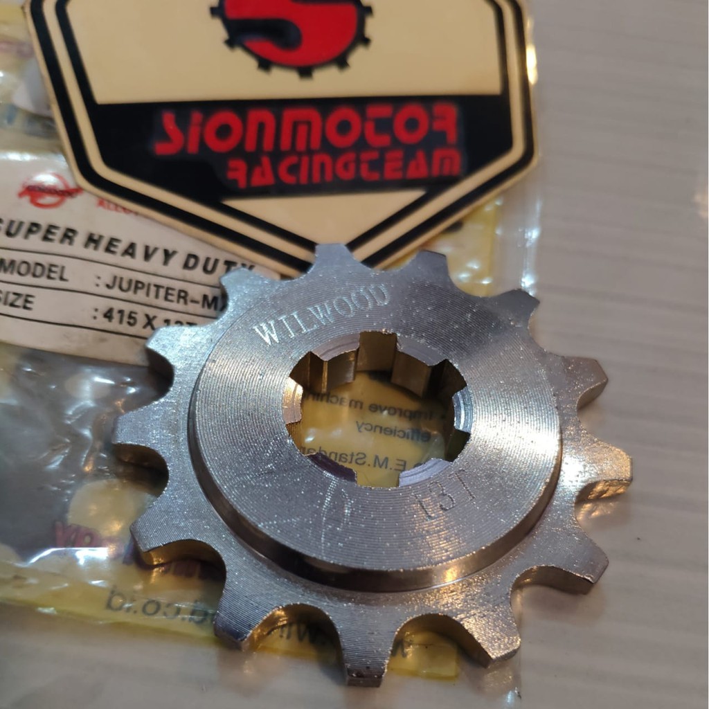 Gear Depan / Front Sproket 415-13T Yamaha Jupiter MX / Sniper MX Baja Wilwood-1