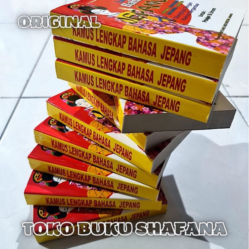 BUKU KAMUS LENGKAP BAHASA JEPANG UNTUK PELAJAR DAN UMUM