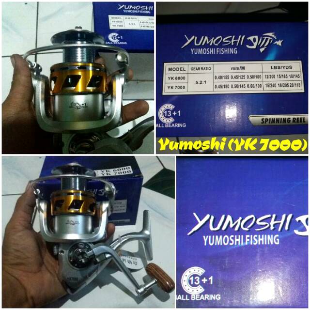 Reel YUMOSHI 7000 (13+1 Ball Bearings)