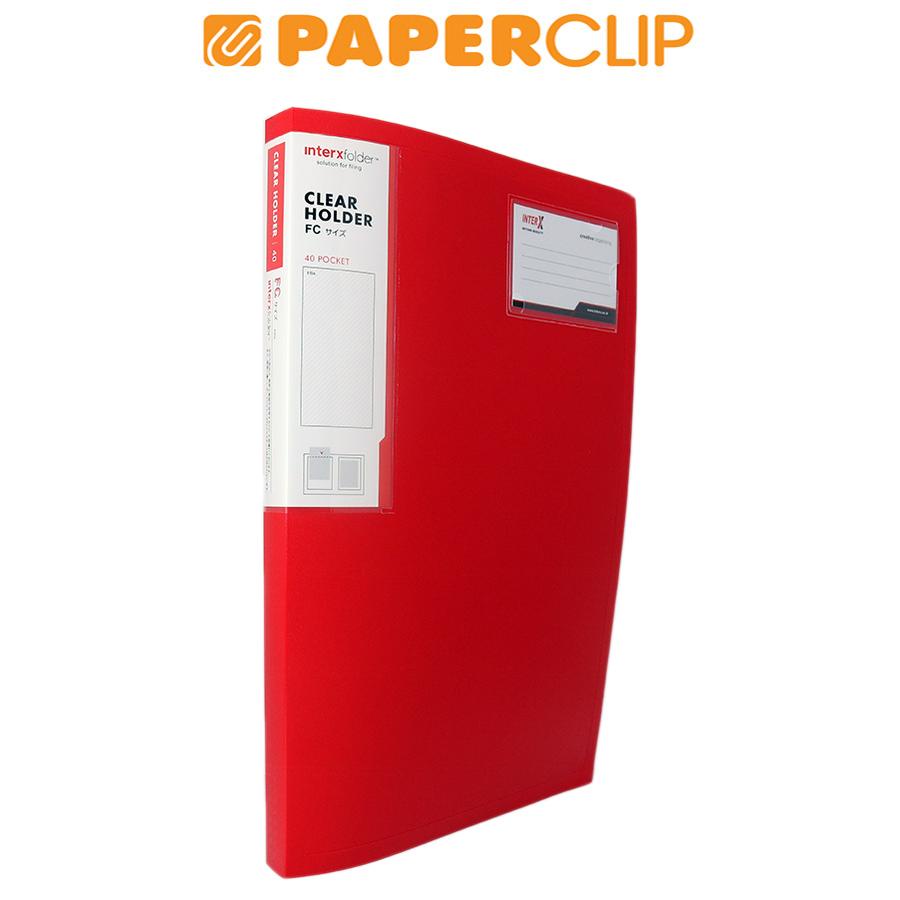 

CLEAR HOLDER INTERX CHX140F FC ISI 40 RED