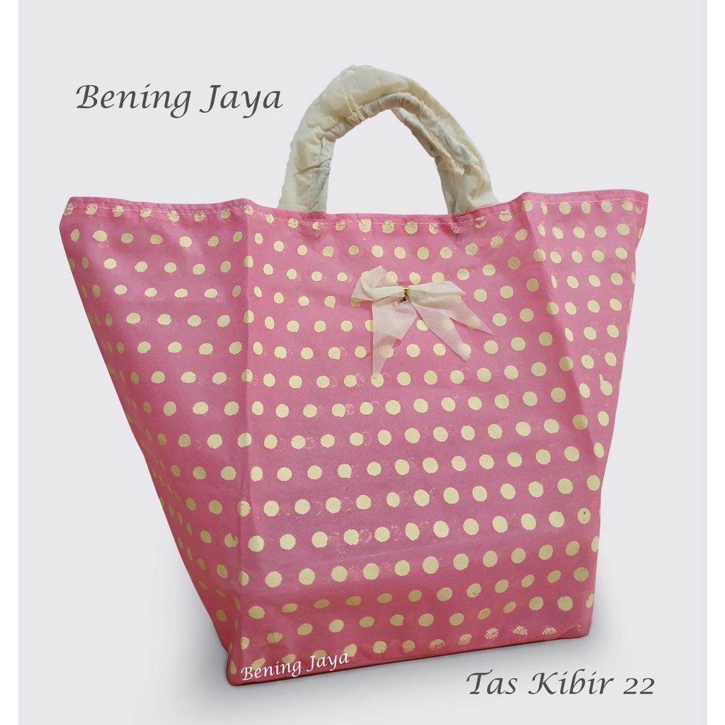 

Tas Hajatan Goodie Bag Kibir 22 Polkadot Pink