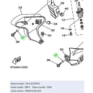 BUSHING COLLAR BOSH BOS SIRIP AIR SCOOP SCORPIO G