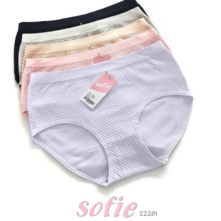 ♥ CELANA DALAM WANITA CD CEWEK JUMBO FREESIZE FIT TO XXL, CD RAJUT BABAT SOFIE 22201 ◌