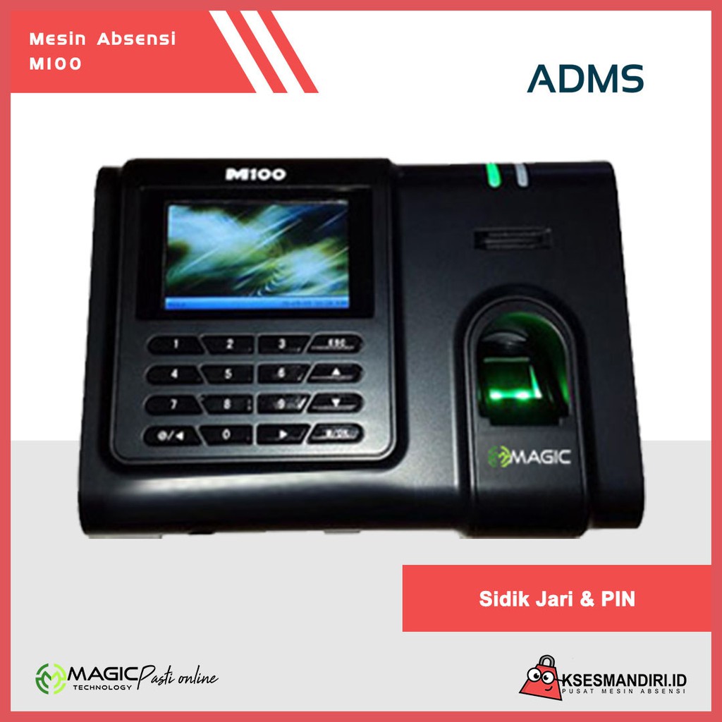 Mesin Absensi Fingerprint Magic M100