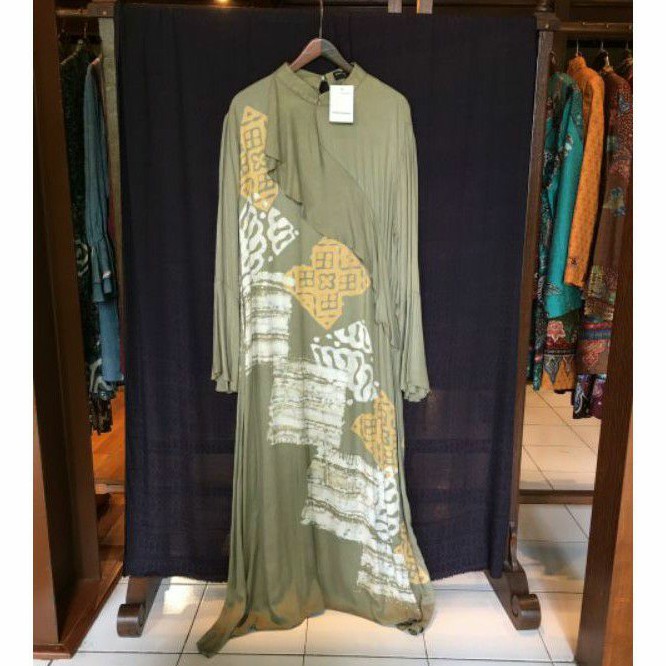 Kayla Dress Rayon by Dian Pelangi TERBARU Busana Casual Muslim Batik Tie Dye Wanita Cantik Anggun