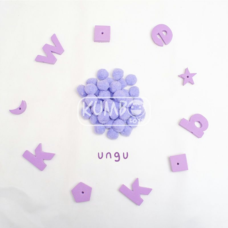 Pompom 2 cm isi 20 pcs