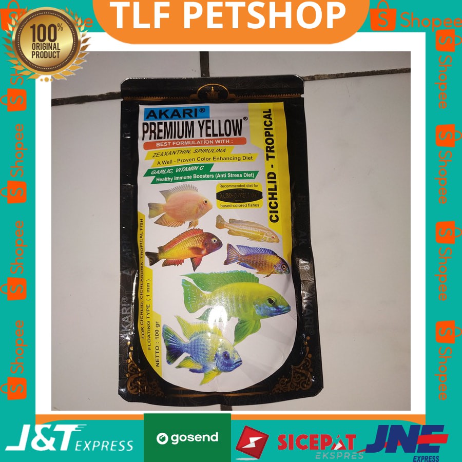 

AKARI PREMIUM TROPICAL YELLOW PAKAN MAKANAN IKAN ORIGINAL (REKOMENDASI SHOPEE)