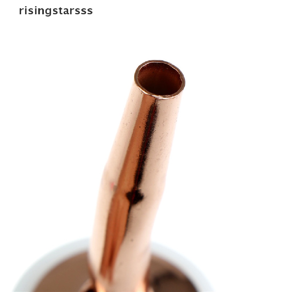 Rsid Span-new 1Pc Corong Penuang Botol Minuman Keras Bahan Stainless Steel Warna Rose Gold