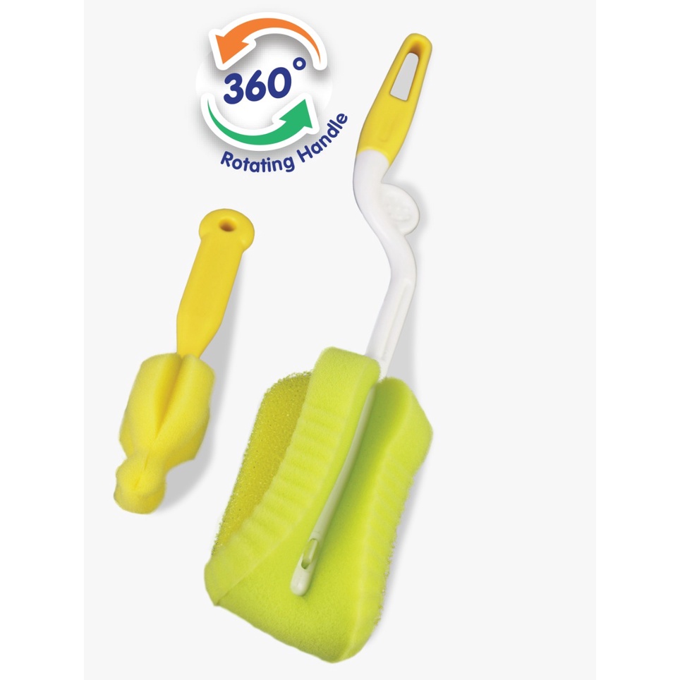 Baby Safe Sponge Bottle &amp; Teat Brush