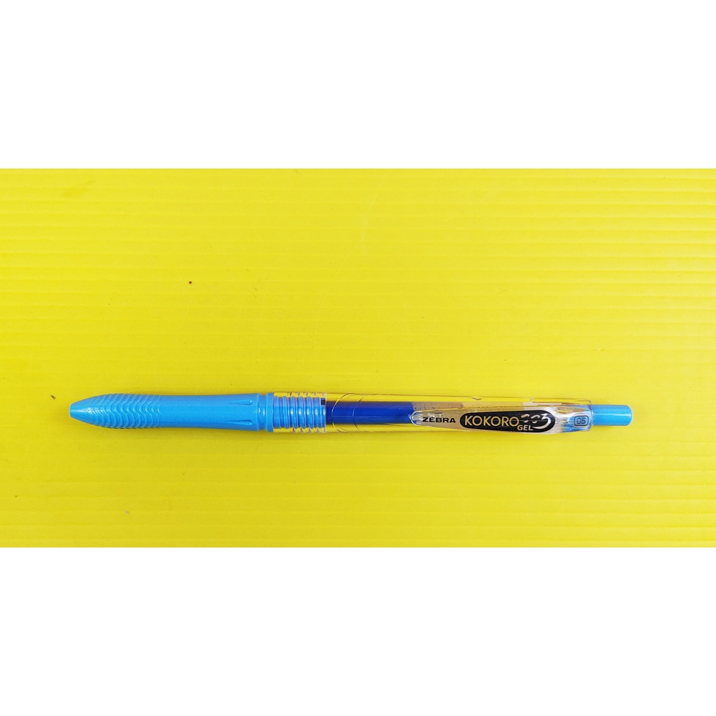 

PULPEN GEL / CAIR ZEBRA KOKORO 0.5 WARNA LIGHT BLUE